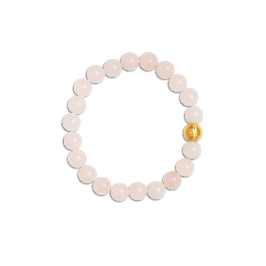 Joyería Alo Yoga Rose Quartz Mala Bracelet Mujer Negros | AUOY71428