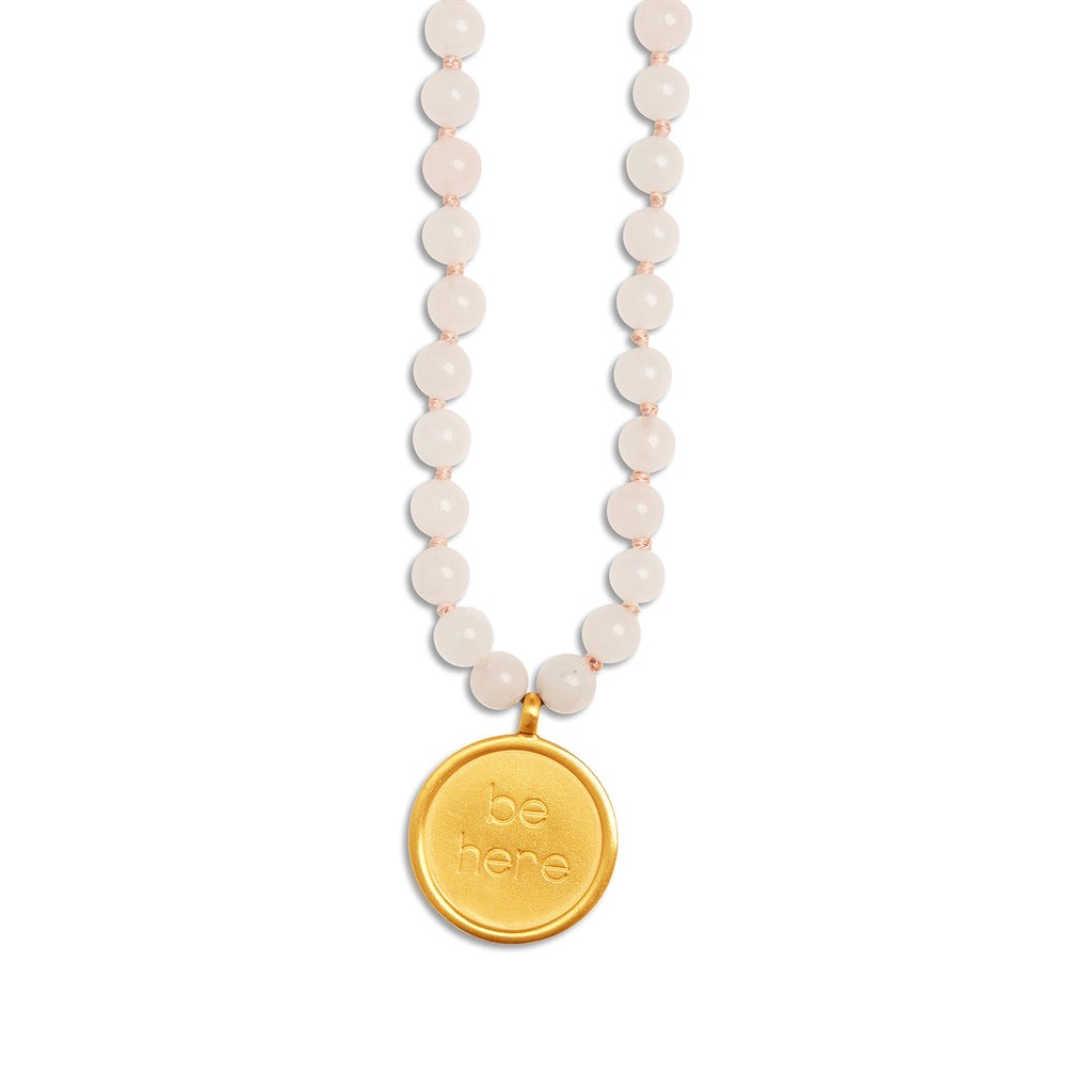 Joyería Alo Yoga Rose Quartz Mala Necklace Mujer Negros | WDLJ05934