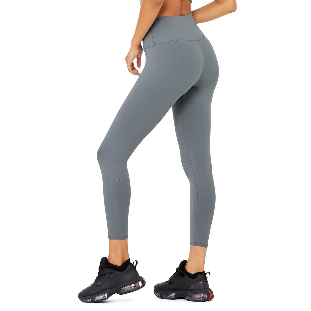 Leggins Alo Yoga 7/8 High-Cintura Airbrush Mujer Azules | IBXT48769