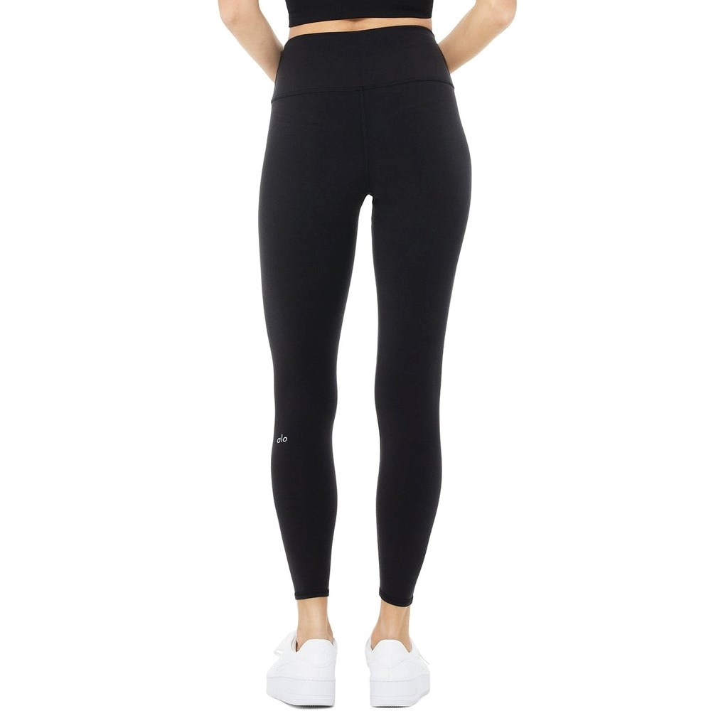 Leggins Alo Yoga 7/8 High-Cintura Airbrush Mujer Negros | ZVEJ36587