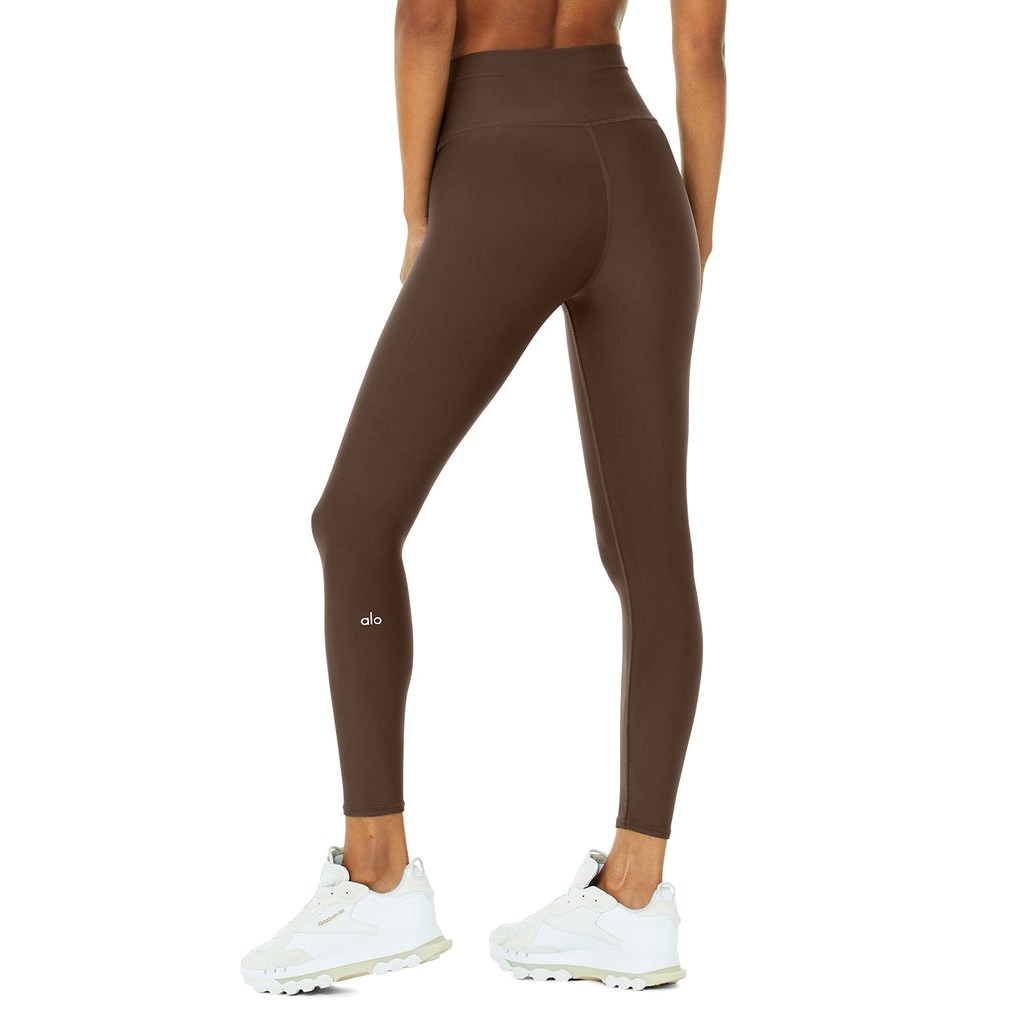 Leggins Alo Yoga 7/8 High-Cintura Airlift Mujer Marrom | DFOQ86214