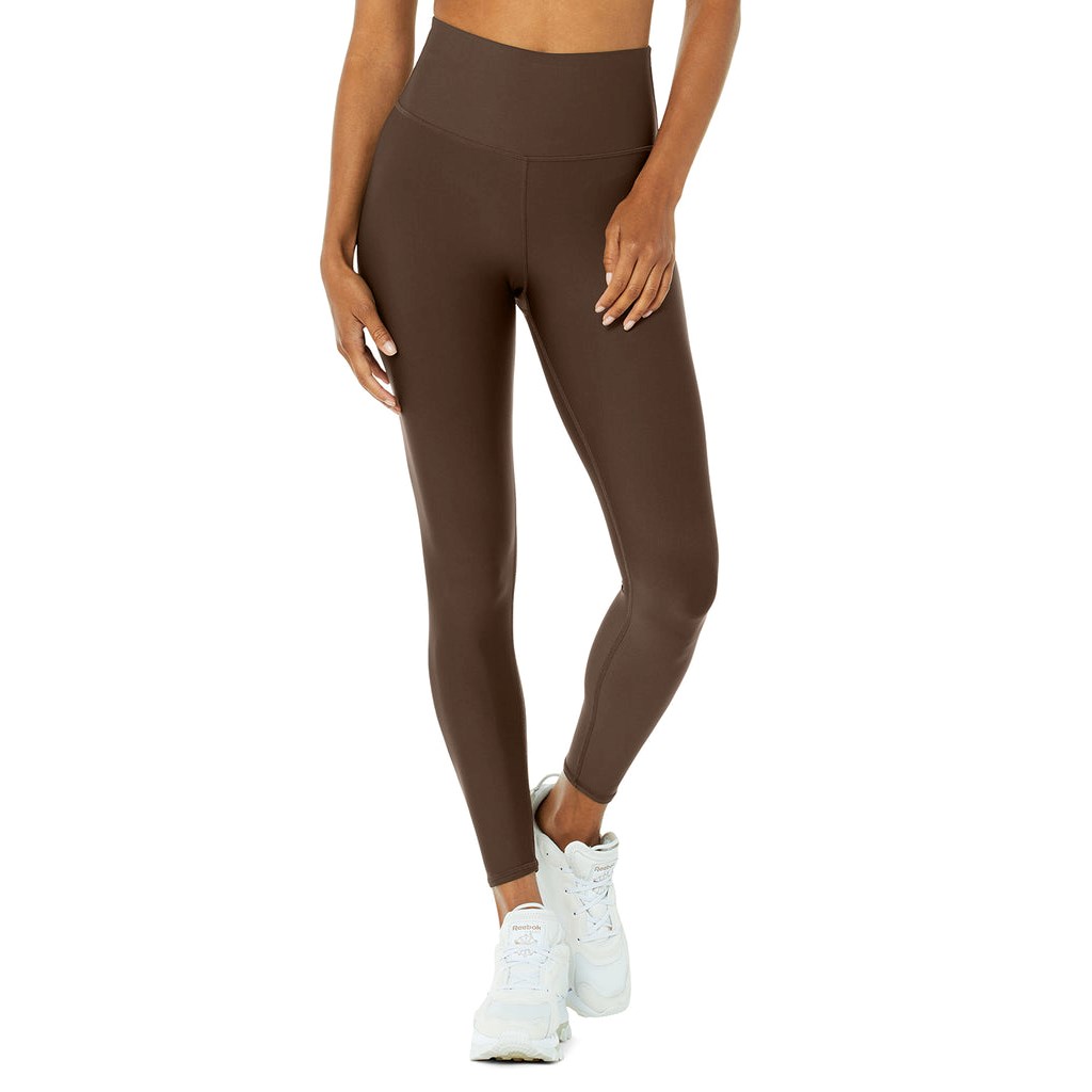 Leggins Alo Yoga 7/8 High-Cintura Airlift Mujer Marrom | DFOQ86214