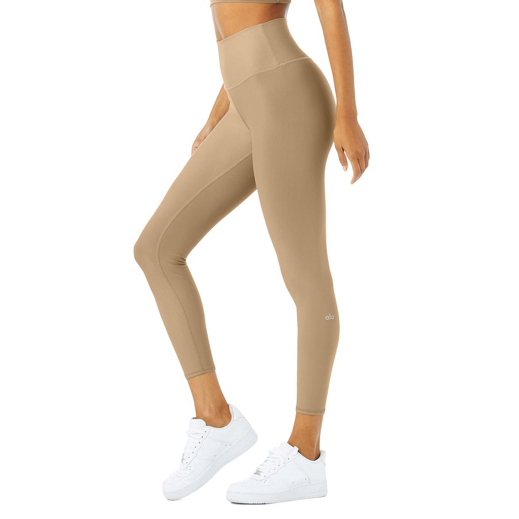 Leggins Alo Yoga 7/8 High-Cintura Airlift Mujer Beige | HPXG32416