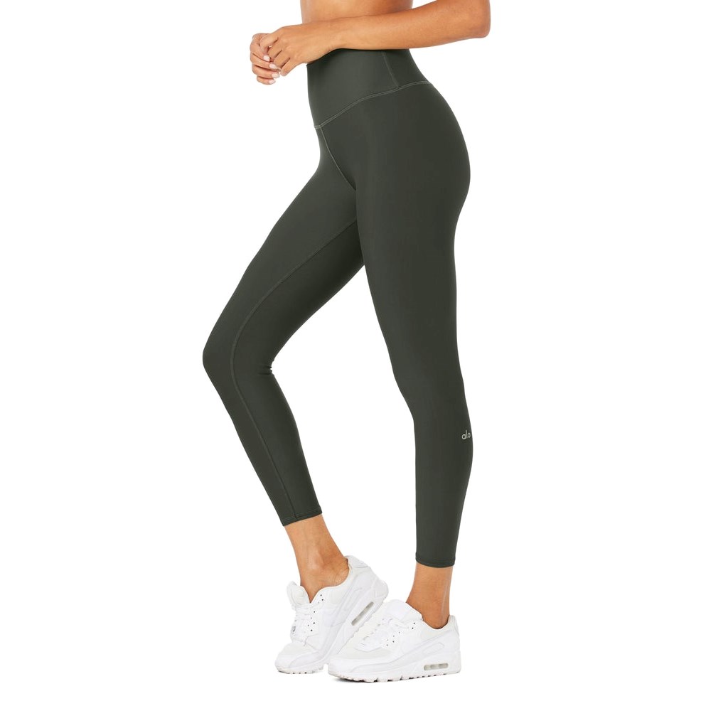 Leggins Alo Yoga 7/8 High-Cintura Airlift Mujer Verdes | QYPC73650