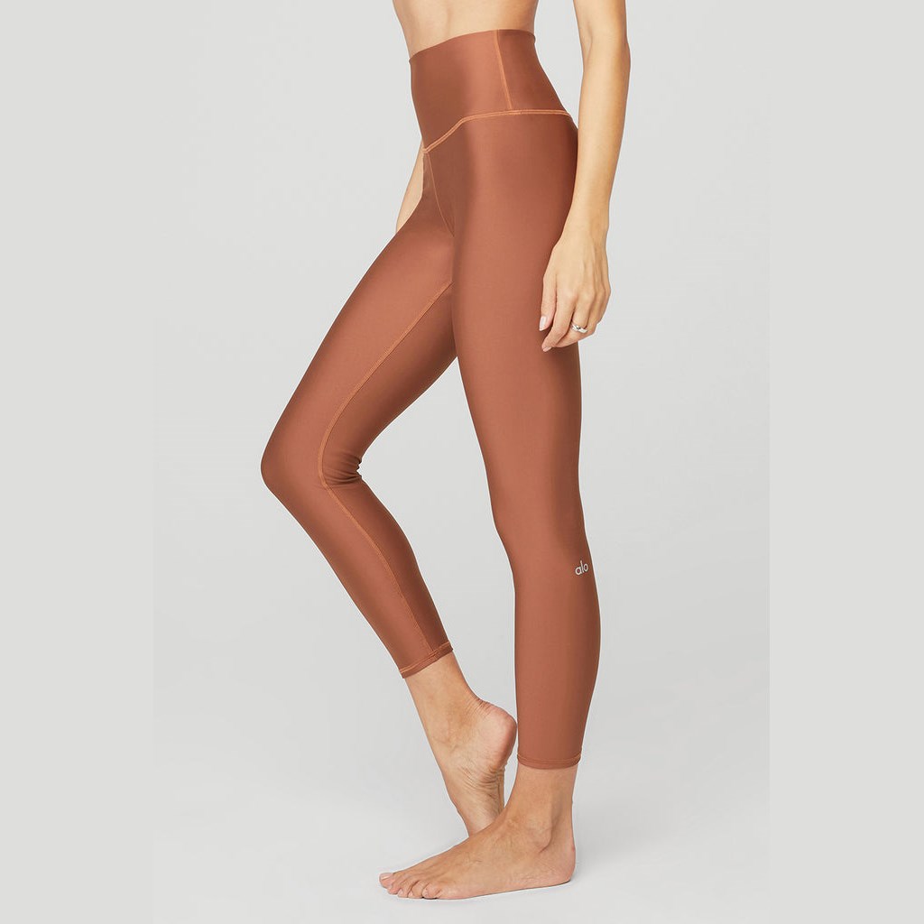 Leggins Alo Yoga 7/8 High-Cintura Airlift Mujer Marrom | SCJP36407