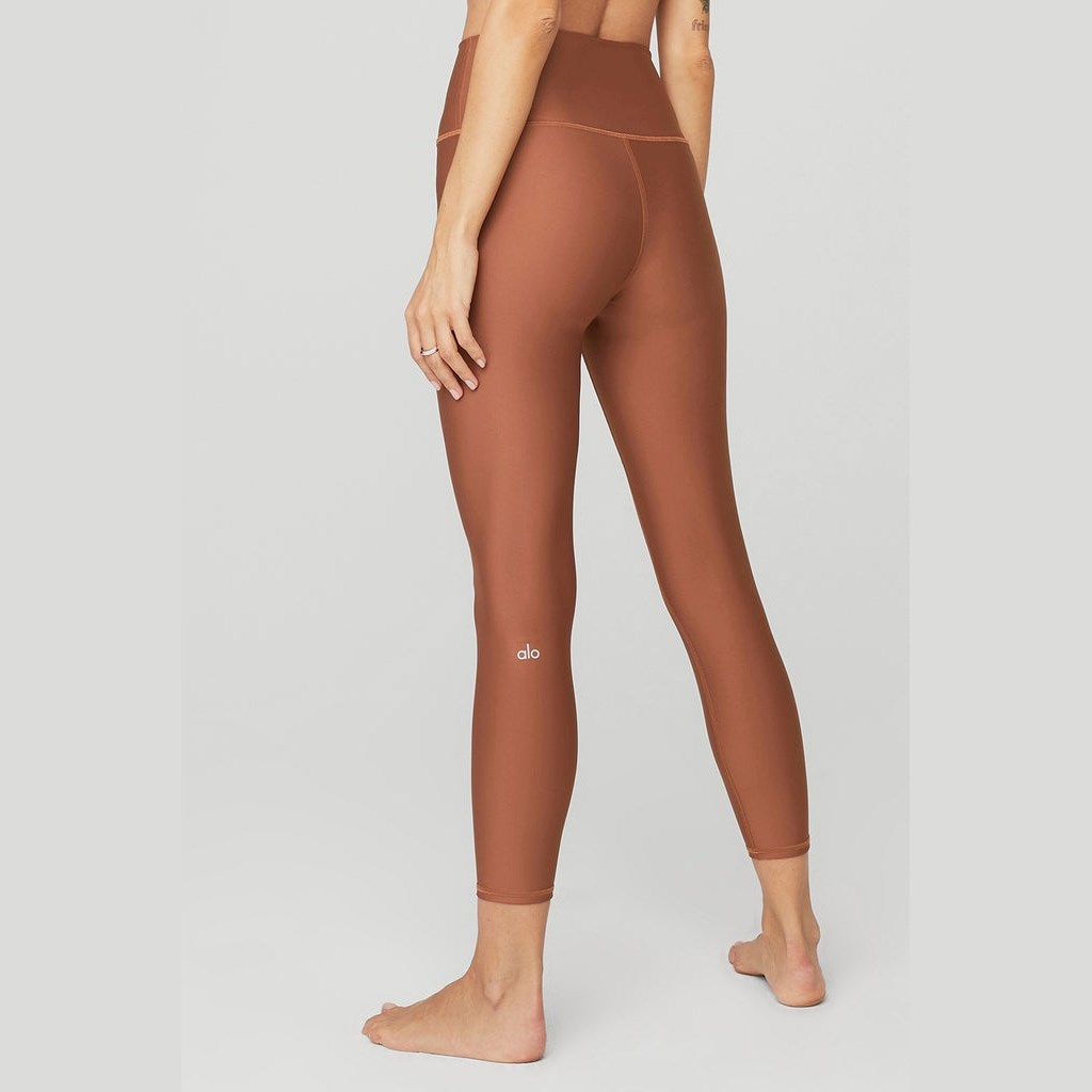 Leggins Alo Yoga 7/8 High-Cintura Airlift Mujer Marrom | SCJP36407