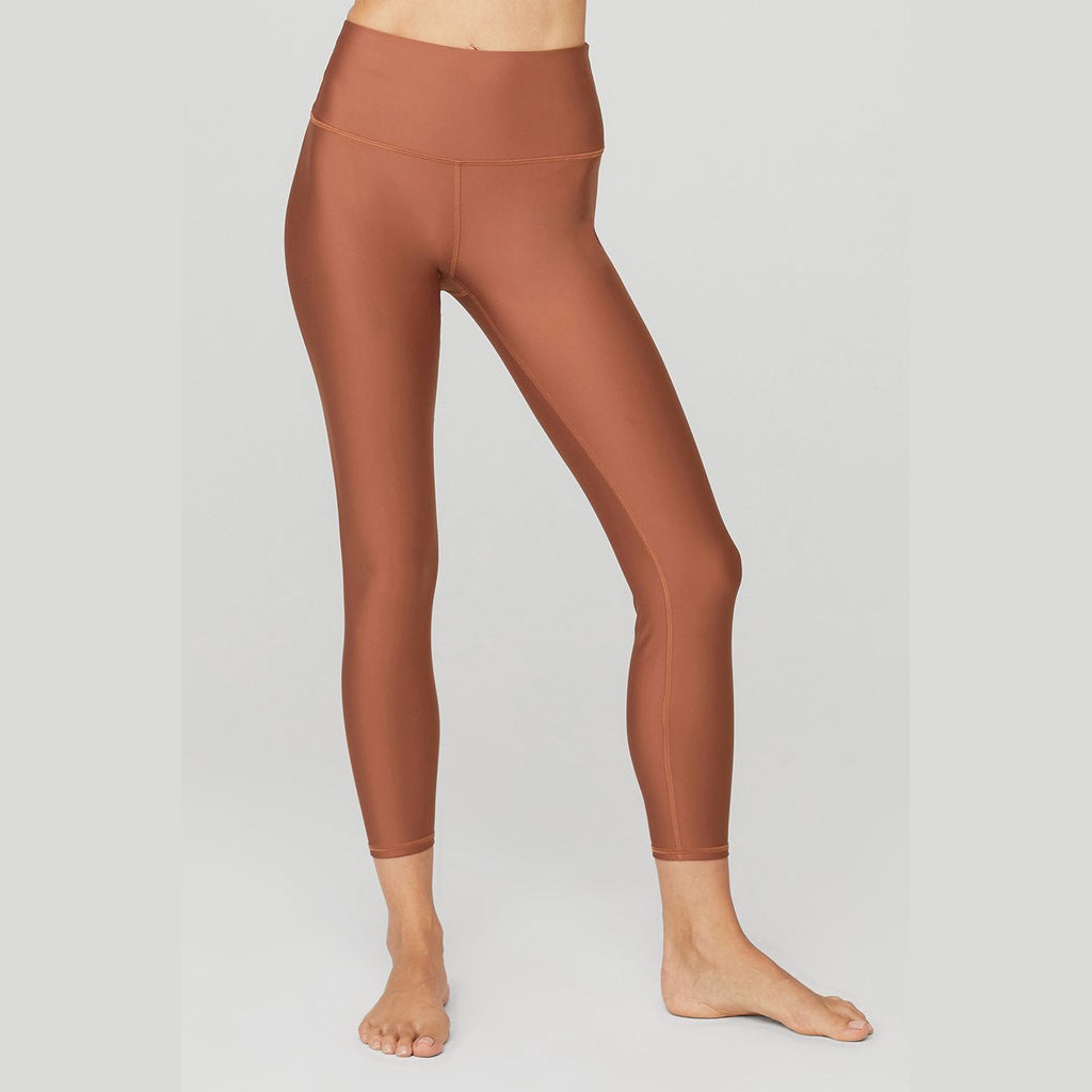 Leggins Alo Yoga 7/8 High-Cintura Airlift Mujer Marrom | SCJP36407