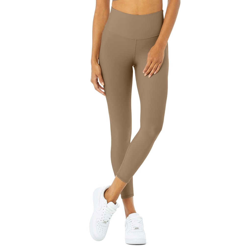 Leggins Alo Yoga 7/8 High-Cintura Airlift Mujer Beige | UWNR65193