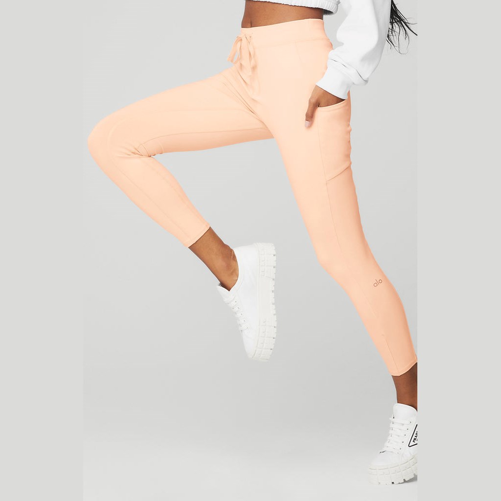 Leggins Alo Yoga 7/8 High-Cintura Checkpoint Mujer Naranjas | DXTC30197
