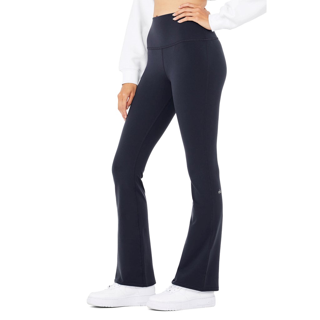 Leggins Alo Yoga Airbrush High-Cintura 7/8 Bootcut Mujer Azules | QSZK07154