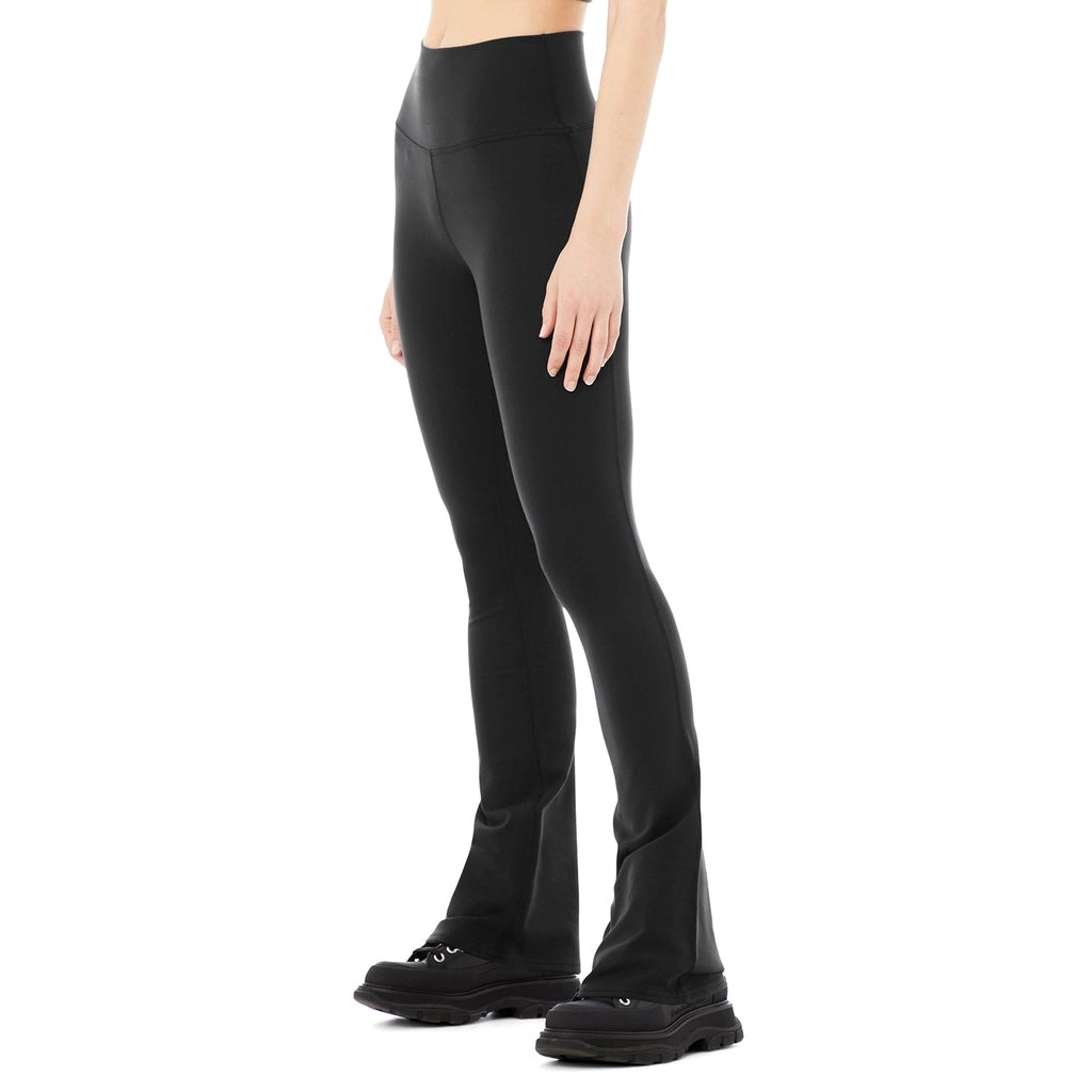 Leggins Alo Yoga Airbrush High-Cintura Bootcut Mujer Negros | PBMC20371