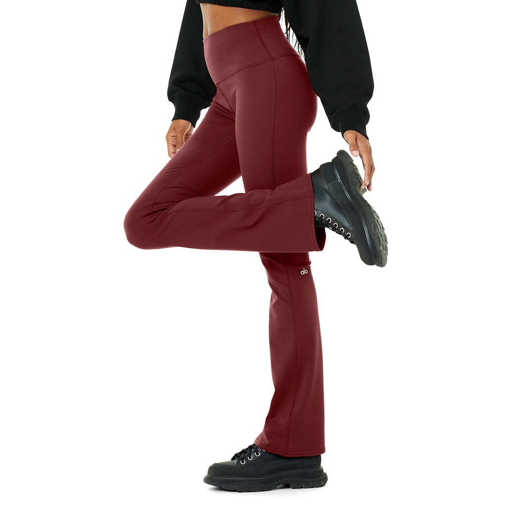 Leggins Alo Yoga Airbrush High-Cintura Bootcut Mujer Rojos | PMVD49806