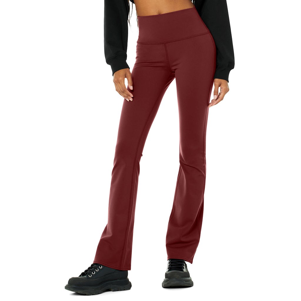 Leggins Alo Yoga Airbrush High-Cintura Bootcut Mujer Rojos | PMVD49806