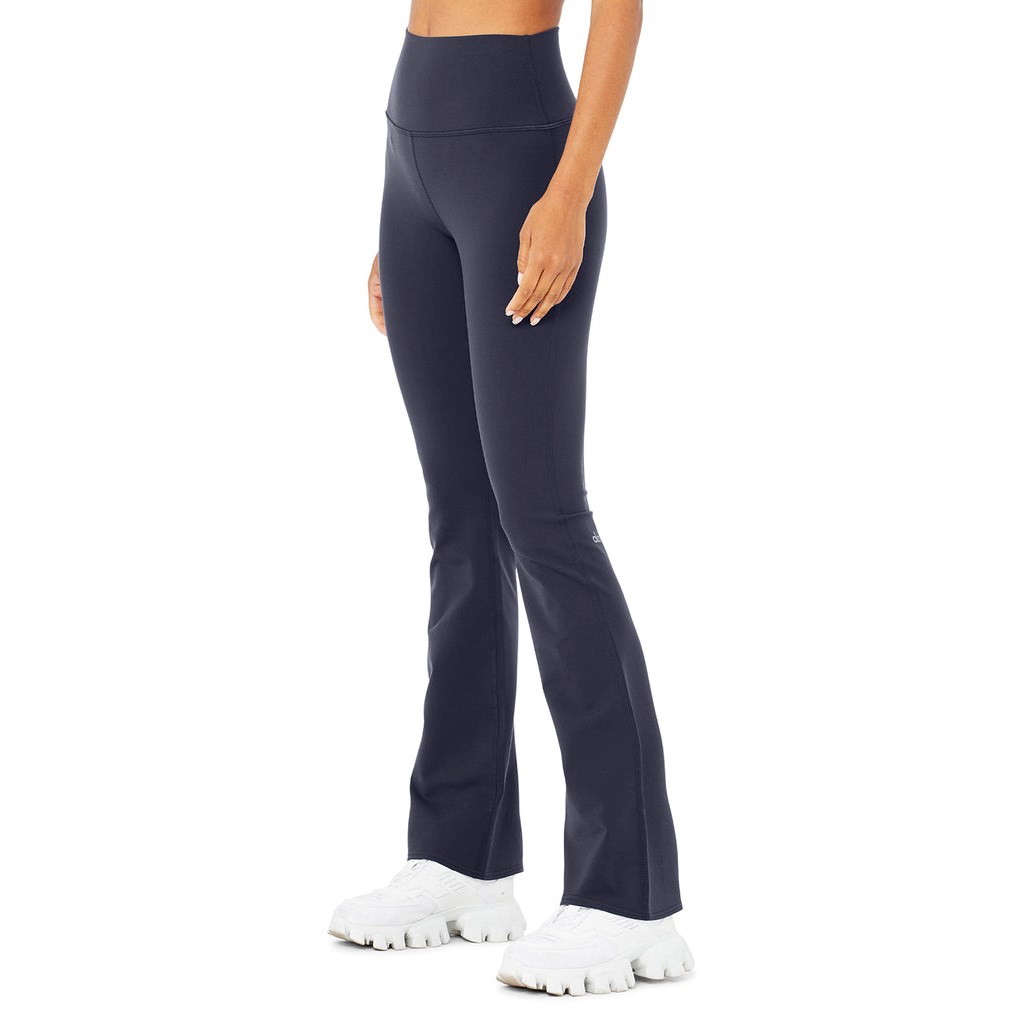 Leggins Alo Yoga Airbrush High-Cintura Bootcut Mujer Azules | QCBJ62841