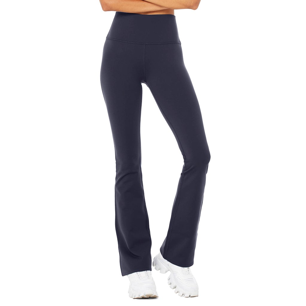 Leggins Alo Yoga Airbrush High-Cintura Bootcut Mujer Azules | QCBJ62841