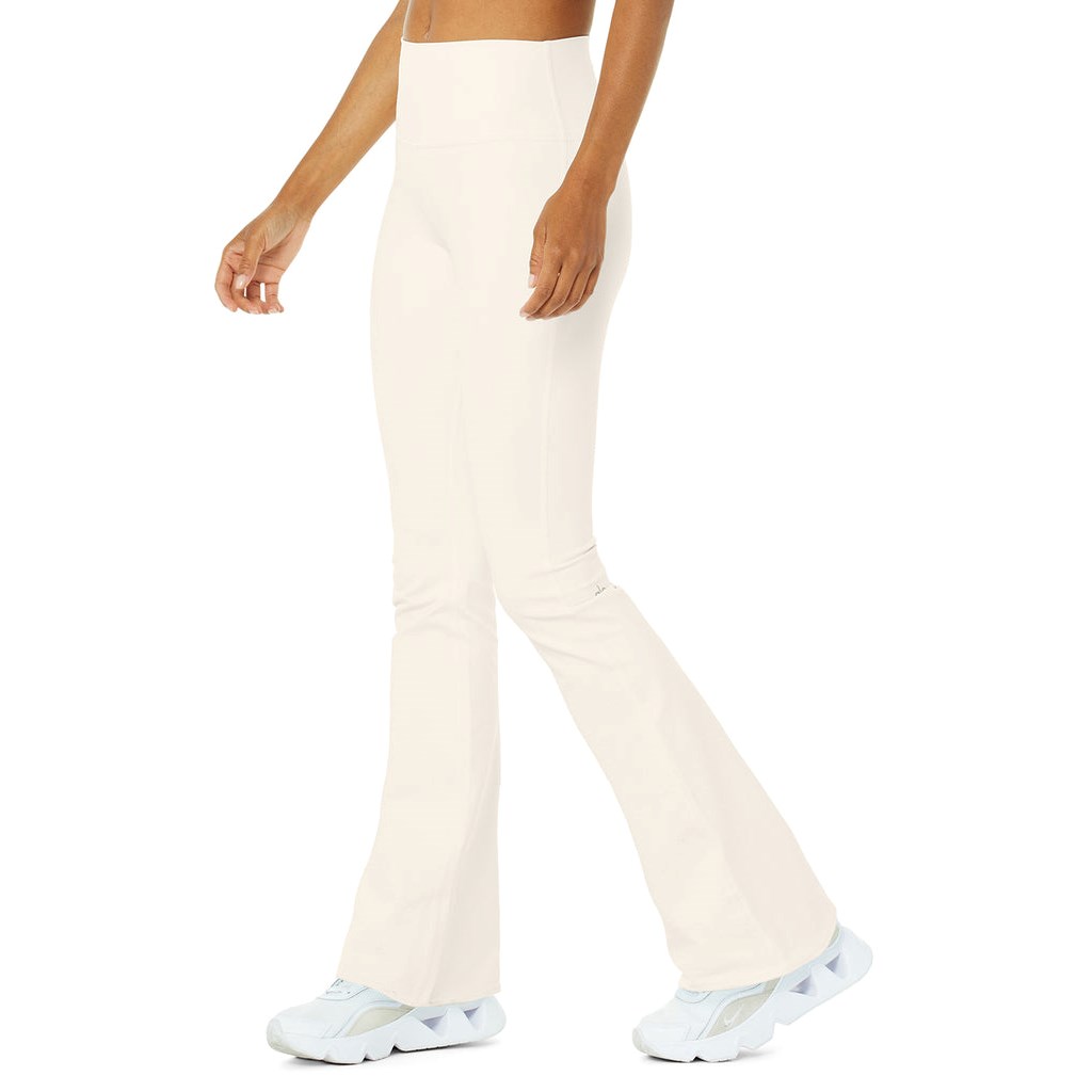 Leggins Alo Yoga Airbrush High-Cintura Bootcut Mujer Blancos | VQOL12950