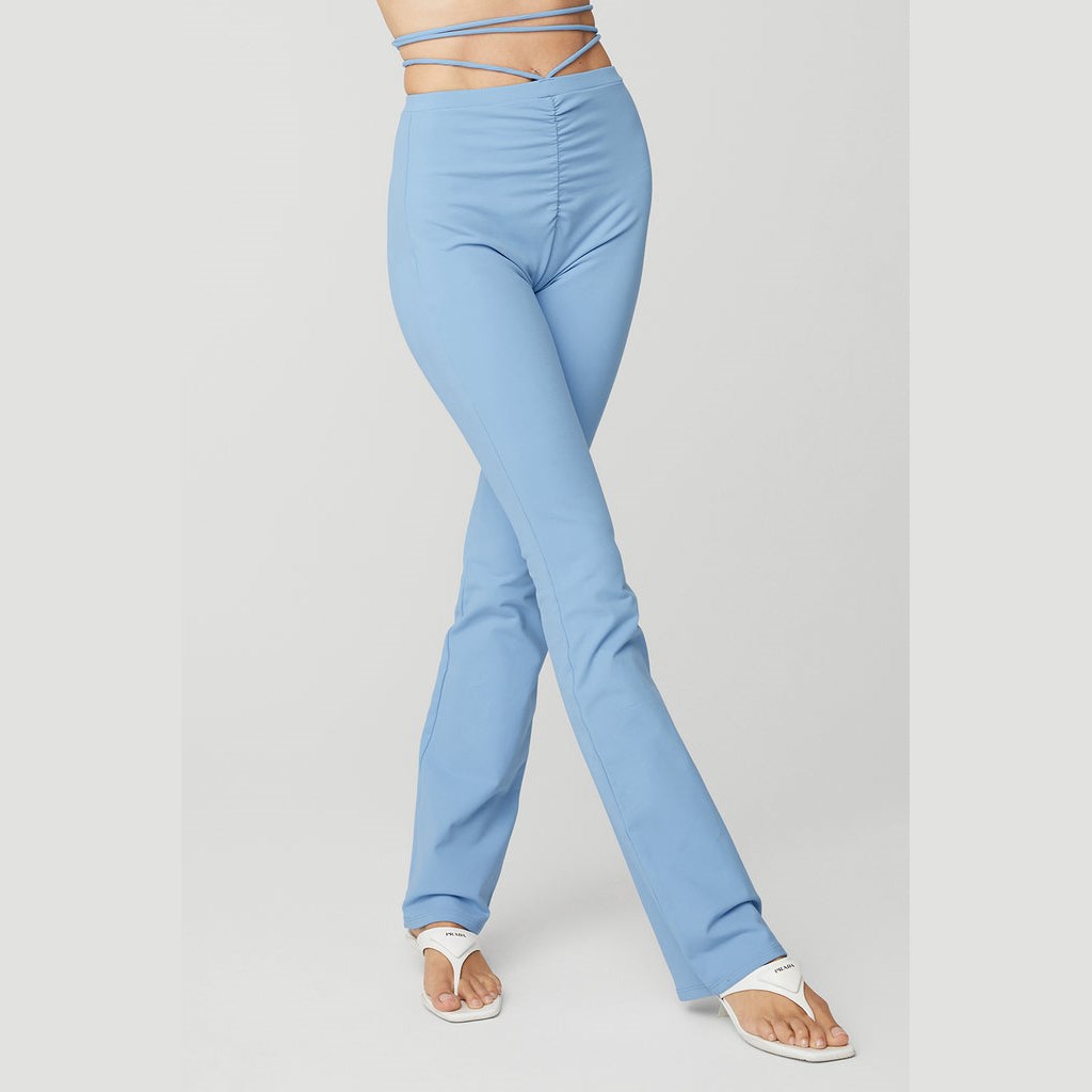 Leggins Alo Yoga Airbrush High-Cintura Cinch Flare Mujer Azules | WJND90418