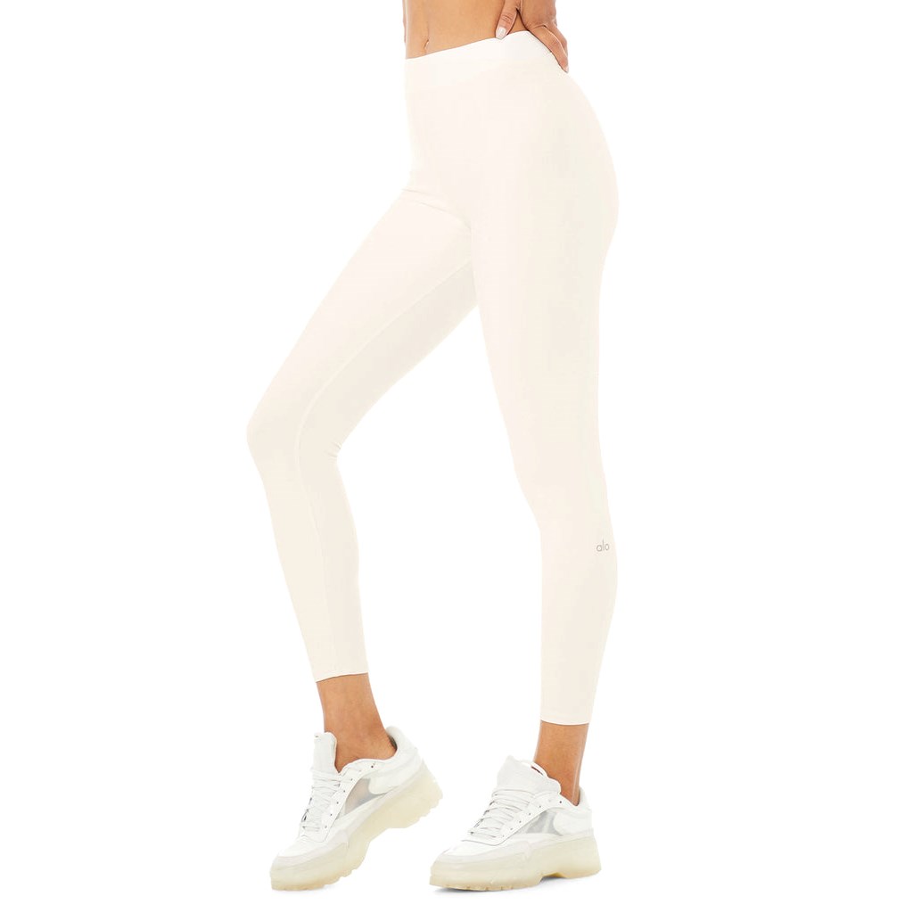 Leggins Alo Yoga Airlift High-Cintura 7/8 Corset Mujer Blancos | HMOI58391
