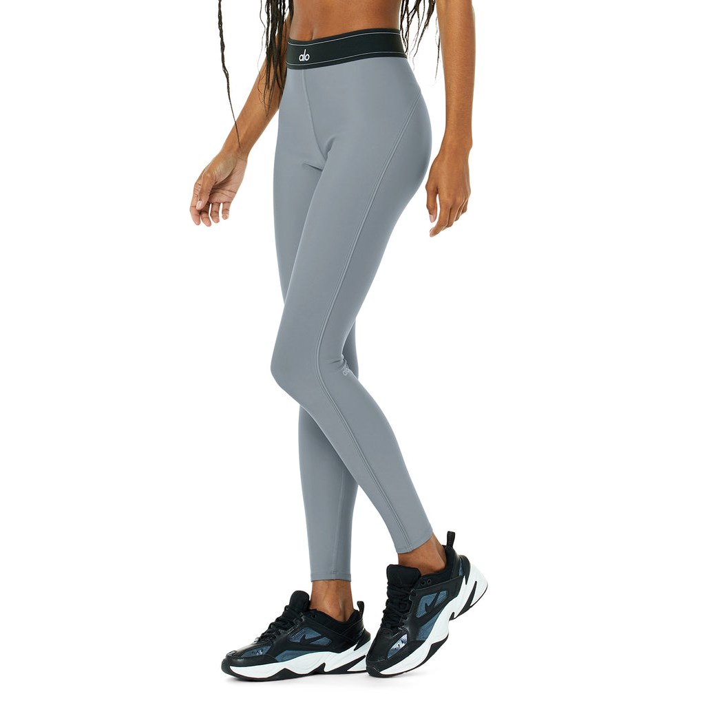 Leggins Alo Yoga Airlift High-Cintura Suit Up Mujer Azules | JUIK71685