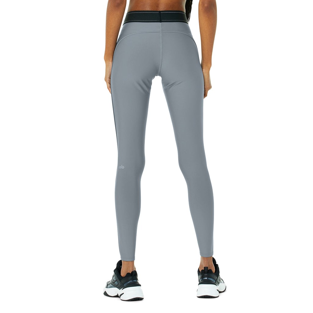 Leggins Alo Yoga Airlift High-Cintura Suit Up Mujer Azules | JUIK71685