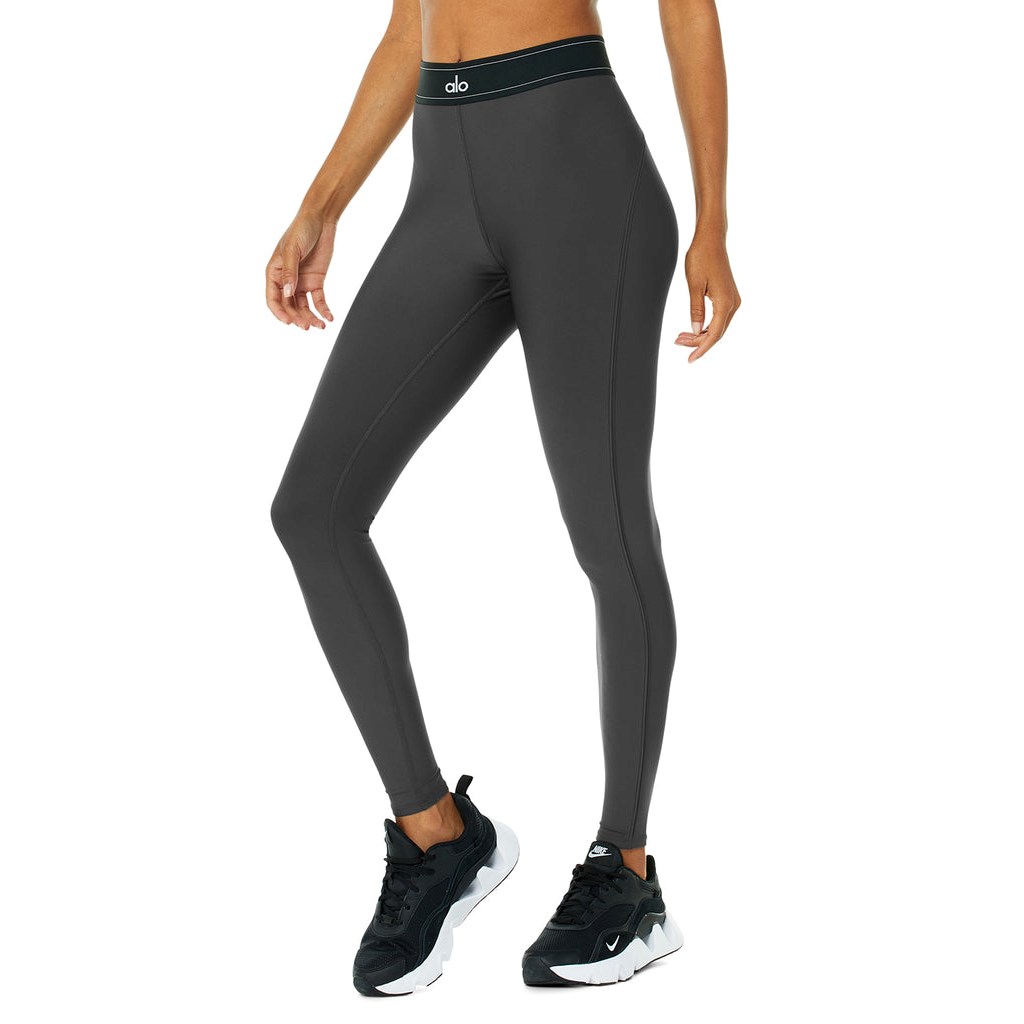 Leggins Alo Yoga Airlift High-Cintura Suit Up Mujer Grises | SQAF49853