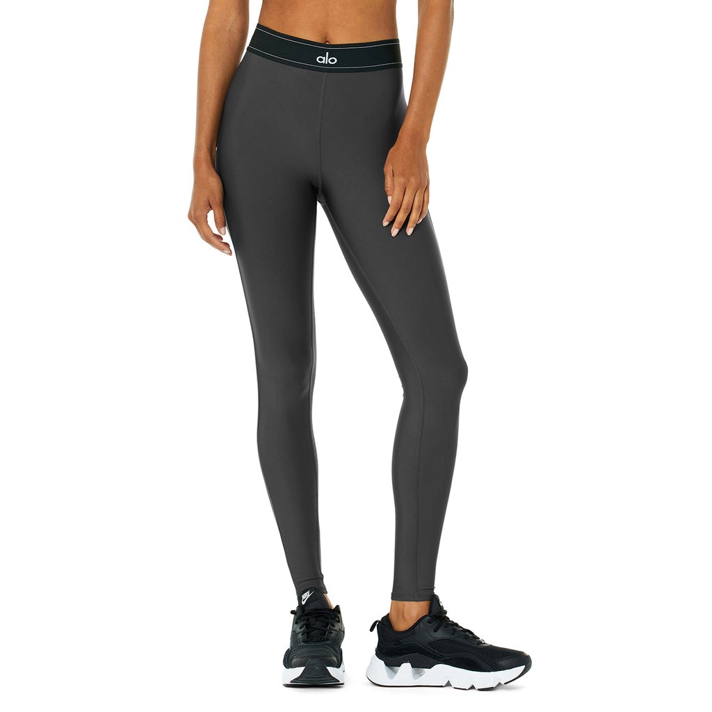 Leggins Alo Yoga Airlift High-Cintura Suit Up Mujer Grises | SQAF49853
