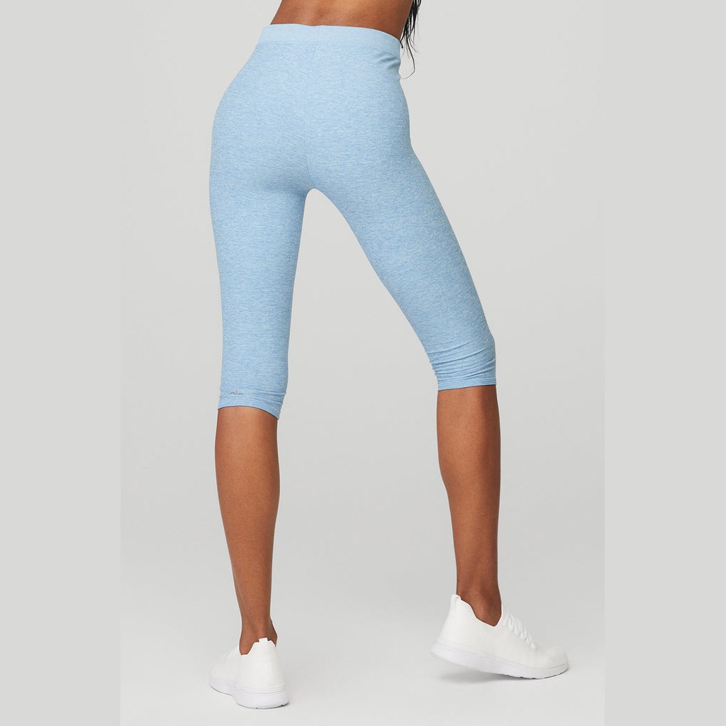 Leggins Alo Yoga Alosoft High-Cintura Iconic 90's Capri Mujer Azules | MEUL92837