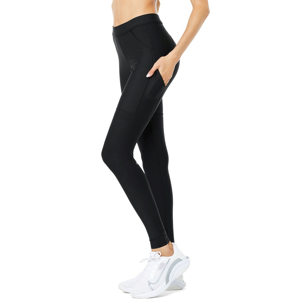 Leggins Alo Yoga High-Cintura 4 Pocket Utility Mujer Negros | GEQA75941