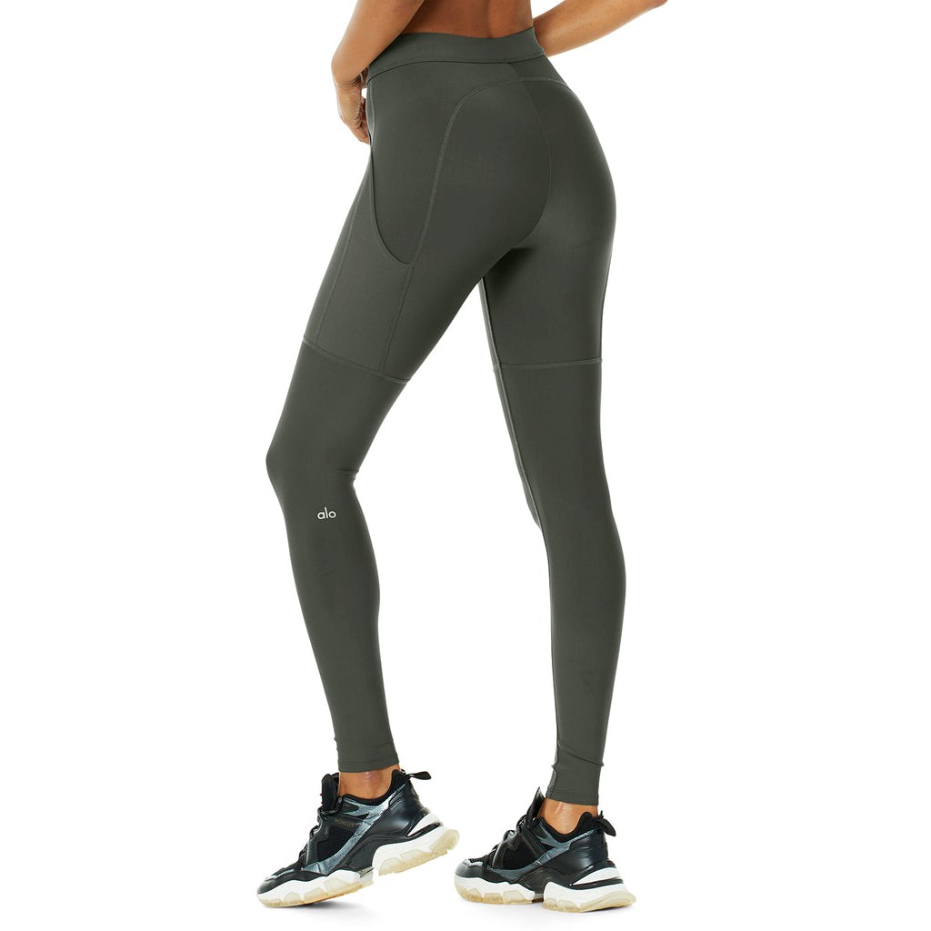 Leggins Alo Yoga High-Cintura 4 Pocket Utility Mujer Verdes | ZQRC12870