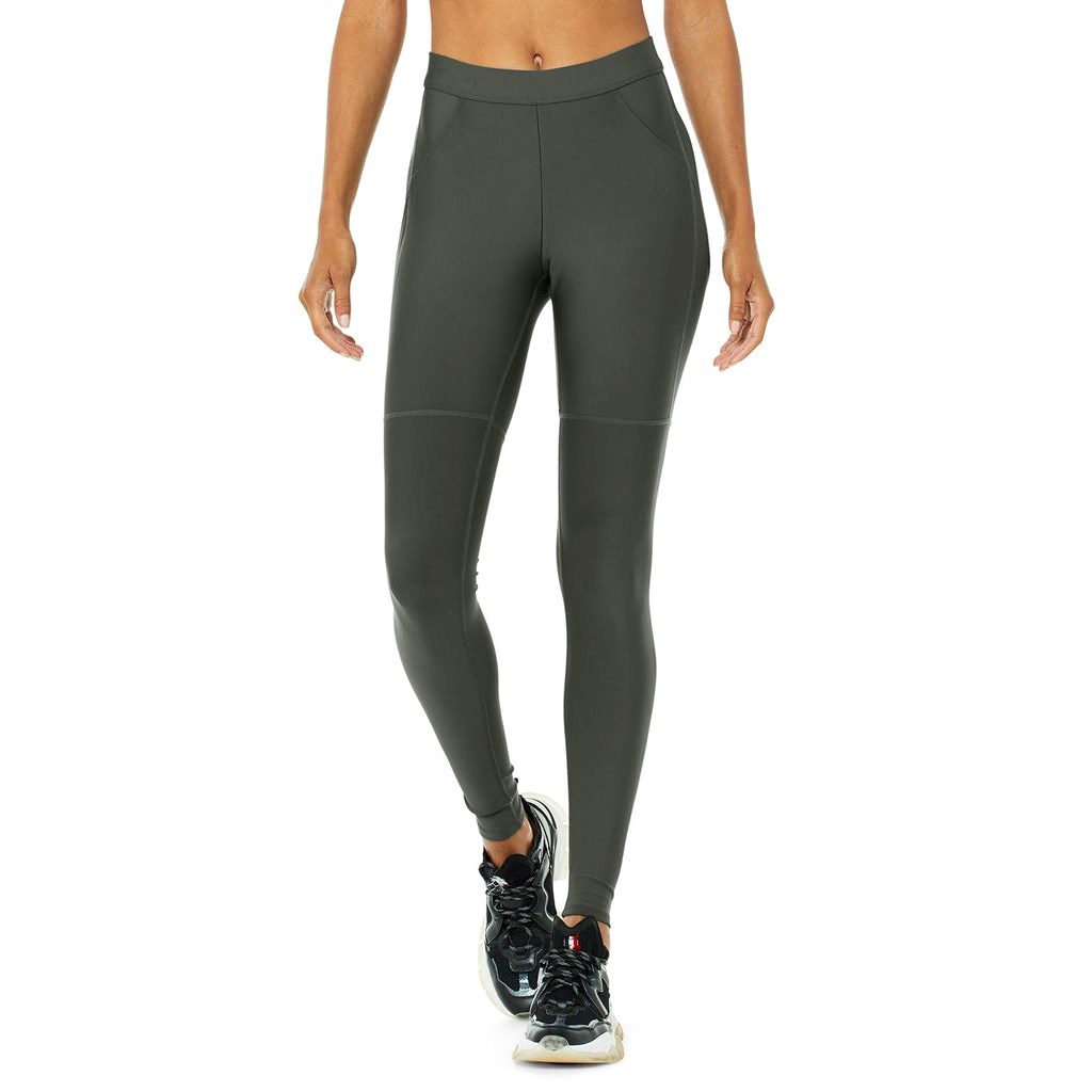 Leggins Alo Yoga High-Cintura 4 Pocket Utility Mujer Verdes | ZQRC12870