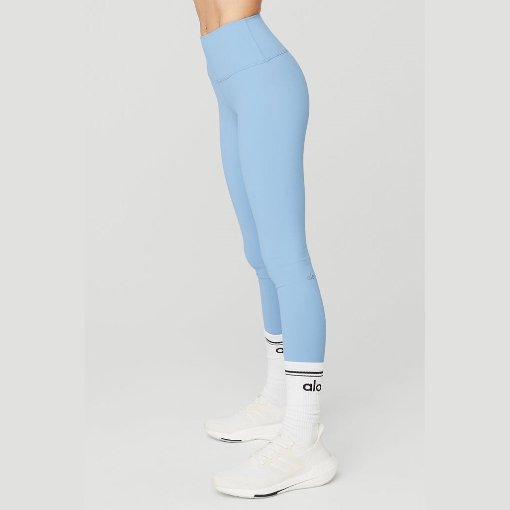 Leggins Alo Yoga High-Cintura Airbrush Mujer Azules | VEIA63289