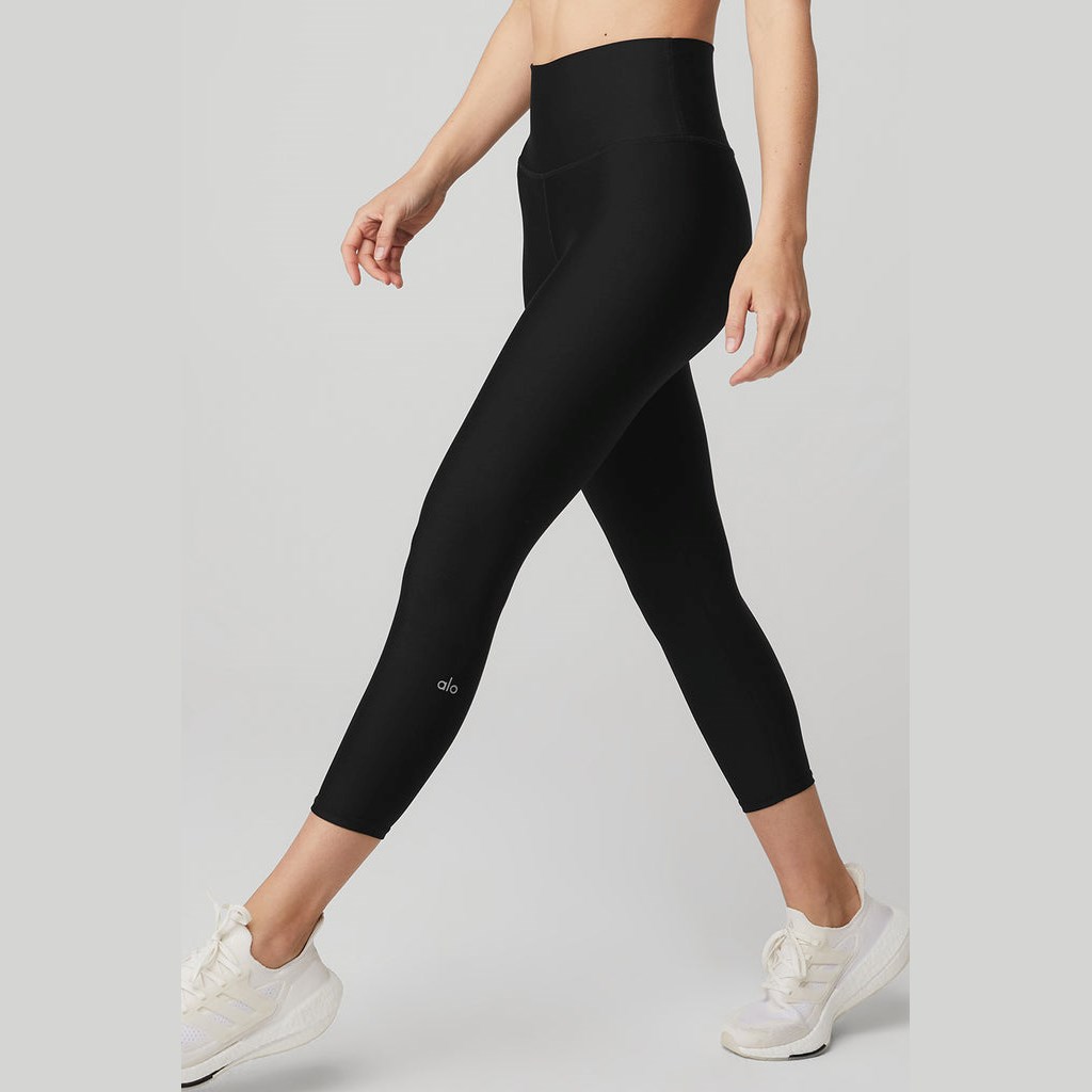 Leggins Alo Yoga High-Cintura Airlift Capri Mujer Negros | SLNF75214
