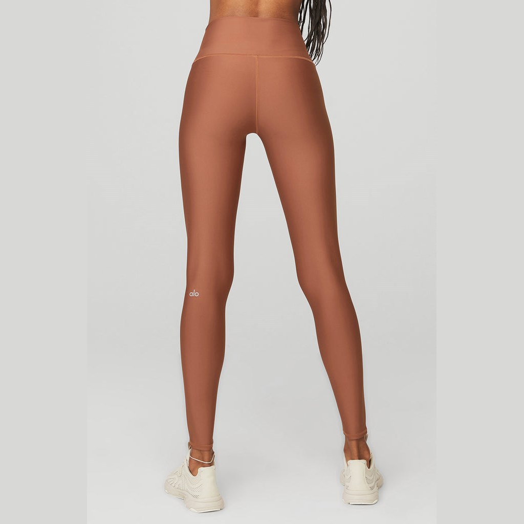 Leggins Alo Yoga High-Cintura Airlift Mujer Marrom | BSEO45316