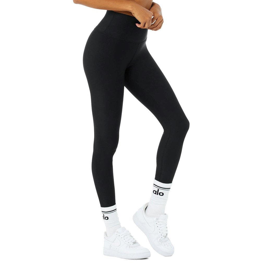 Leggins Alo Yoga High-Cintura Airlift Mujer Negros | NMPD05986