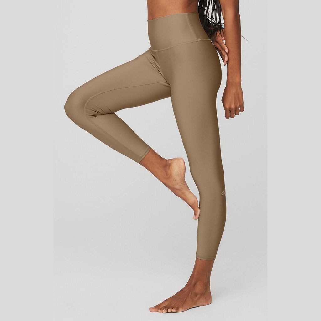 Leggins Alo Yoga High-Cintura Airlift Mujer Beige | SYTB13654