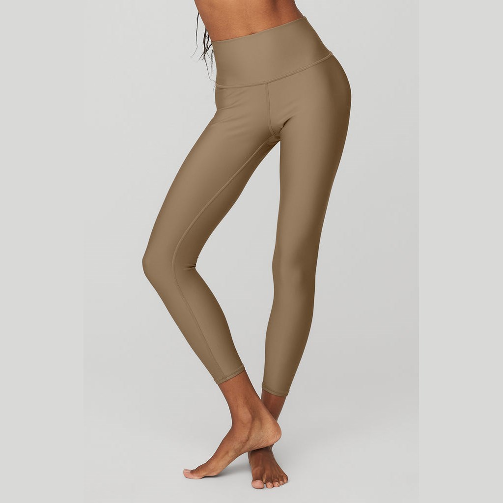 Leggins Alo Yoga High-Cintura Airlift Mujer Beige | SYTB13654