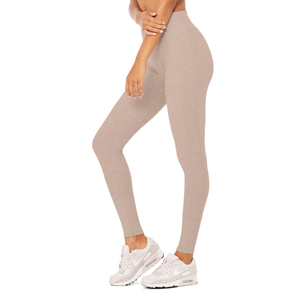 Leggins Alo Yoga High-Cintura Alosoft Lounge Mujer Rosas | KAIC04962