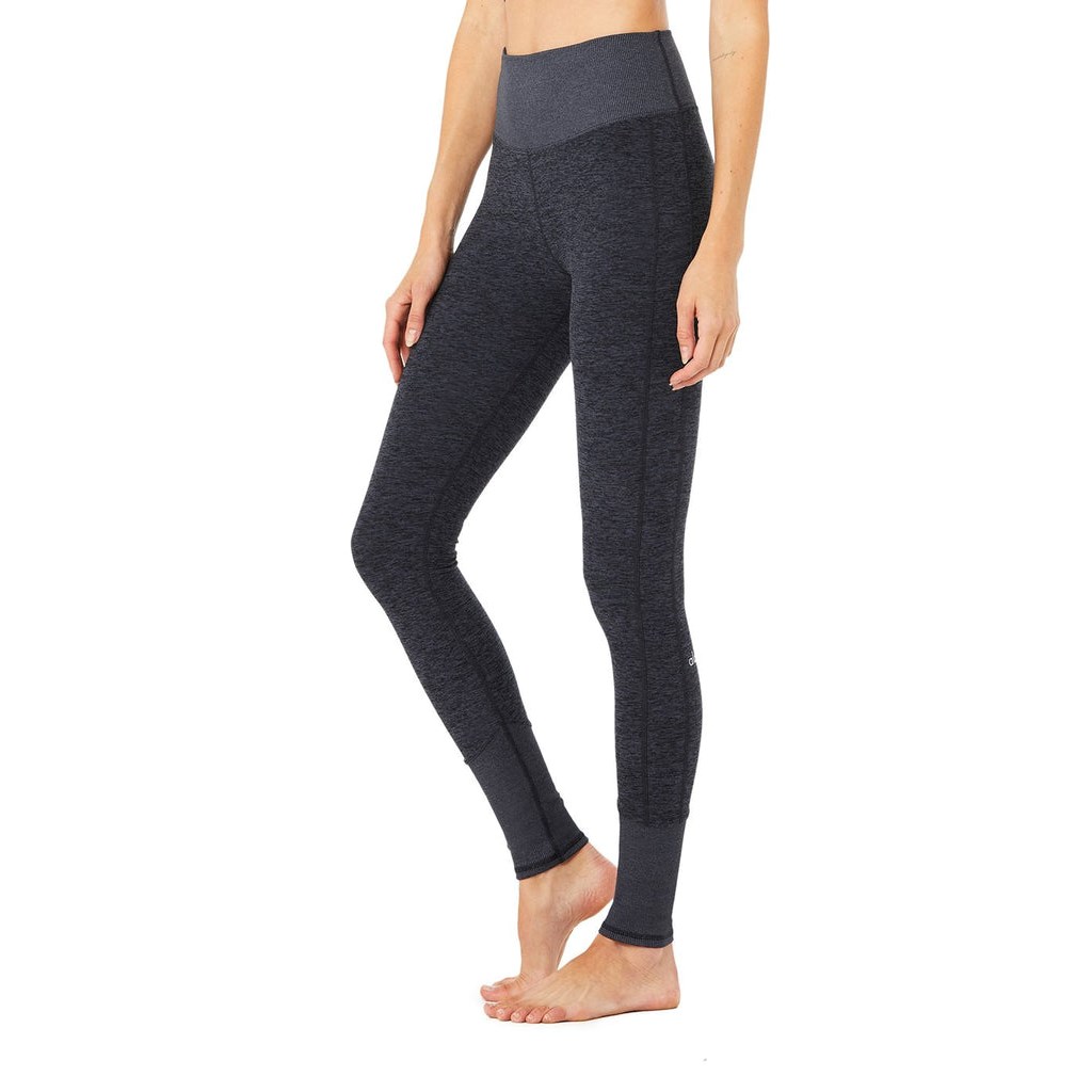 Leggins Alo Yoga High-Cintura Alosoft Lounge Mujer Azules | QJUR14872