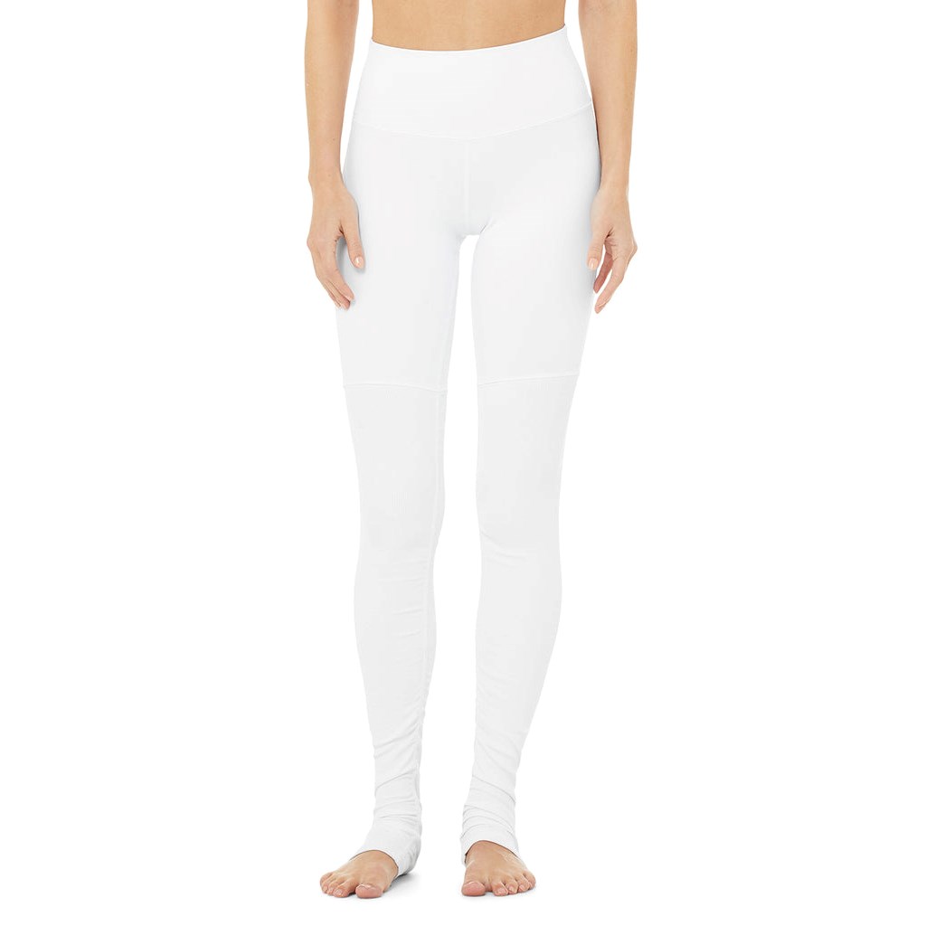 Leggins Alo Yoga High-Cintura Goddess Mujer Blancos | KJYU09678