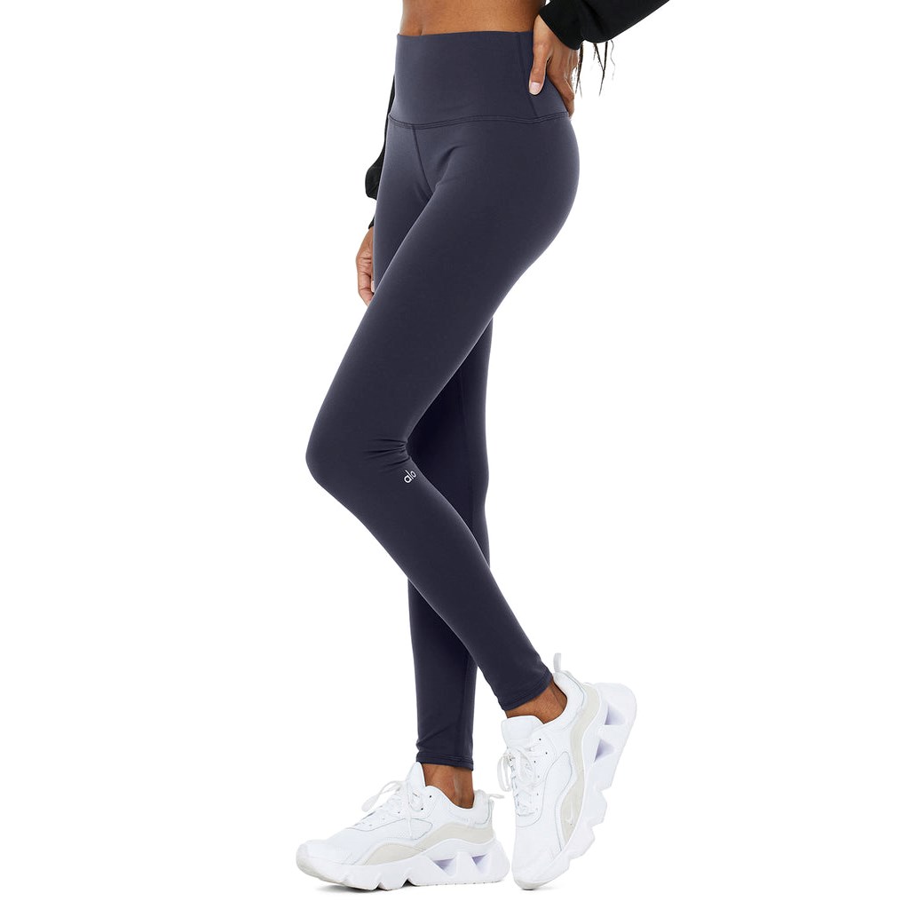 Leggins Alo Yoga High-Cintura Invierno Warmth Plush Mujer Azules | SYPA09684