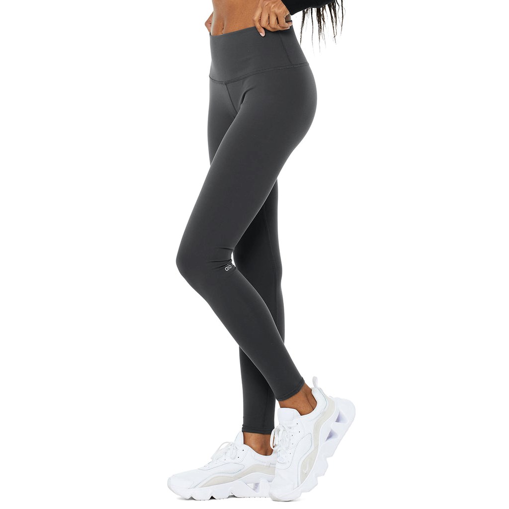 Leggins Alo Yoga High-Cintura Invierno Warmth Plush Mujer Grises | VMUT53672