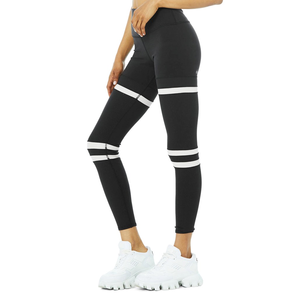 Leggins Alo Yoga High-Cintura Legit Mujer Negros | AFUH10789