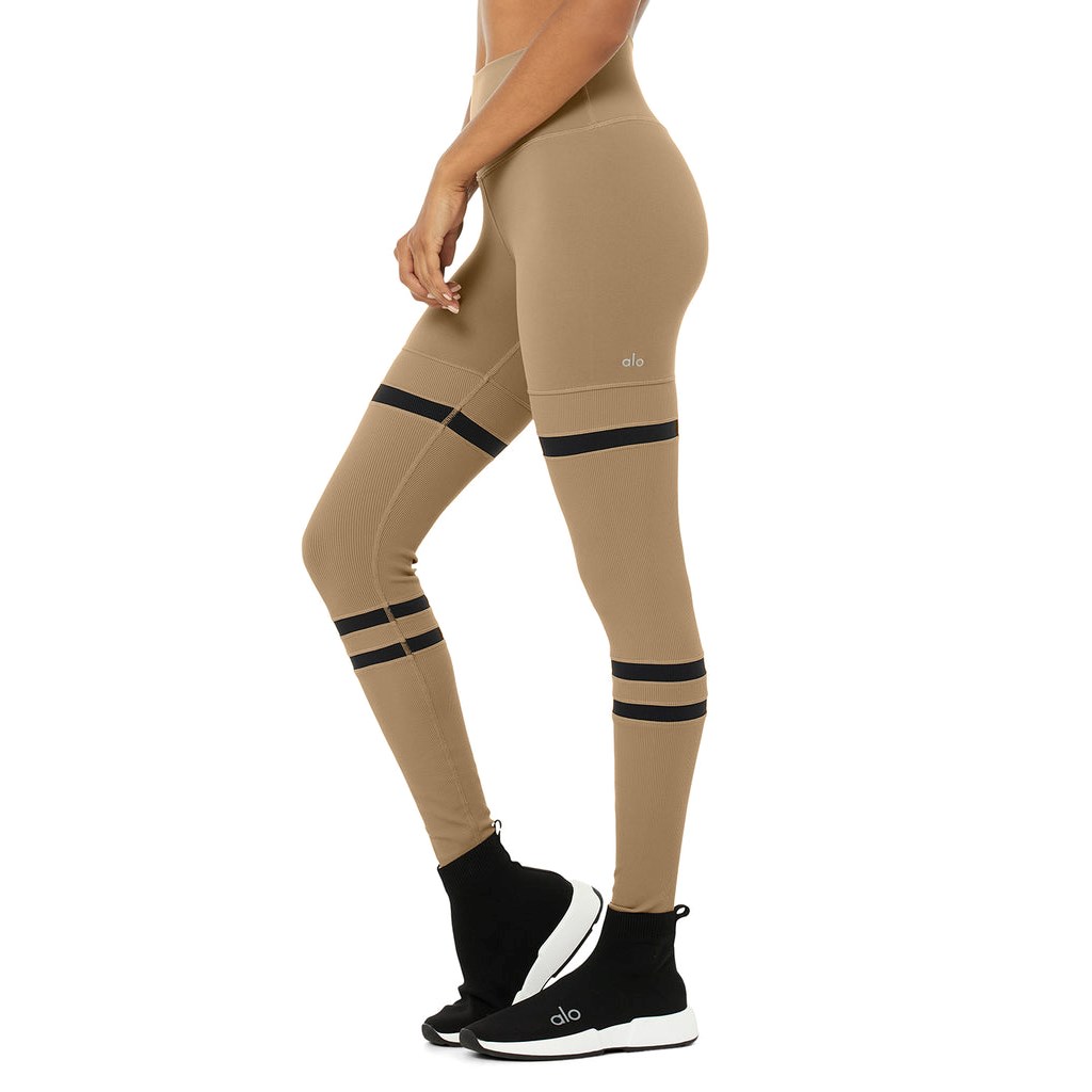 Leggins Alo Yoga High-Cintura Legit Mujer Beige | PUIO94516