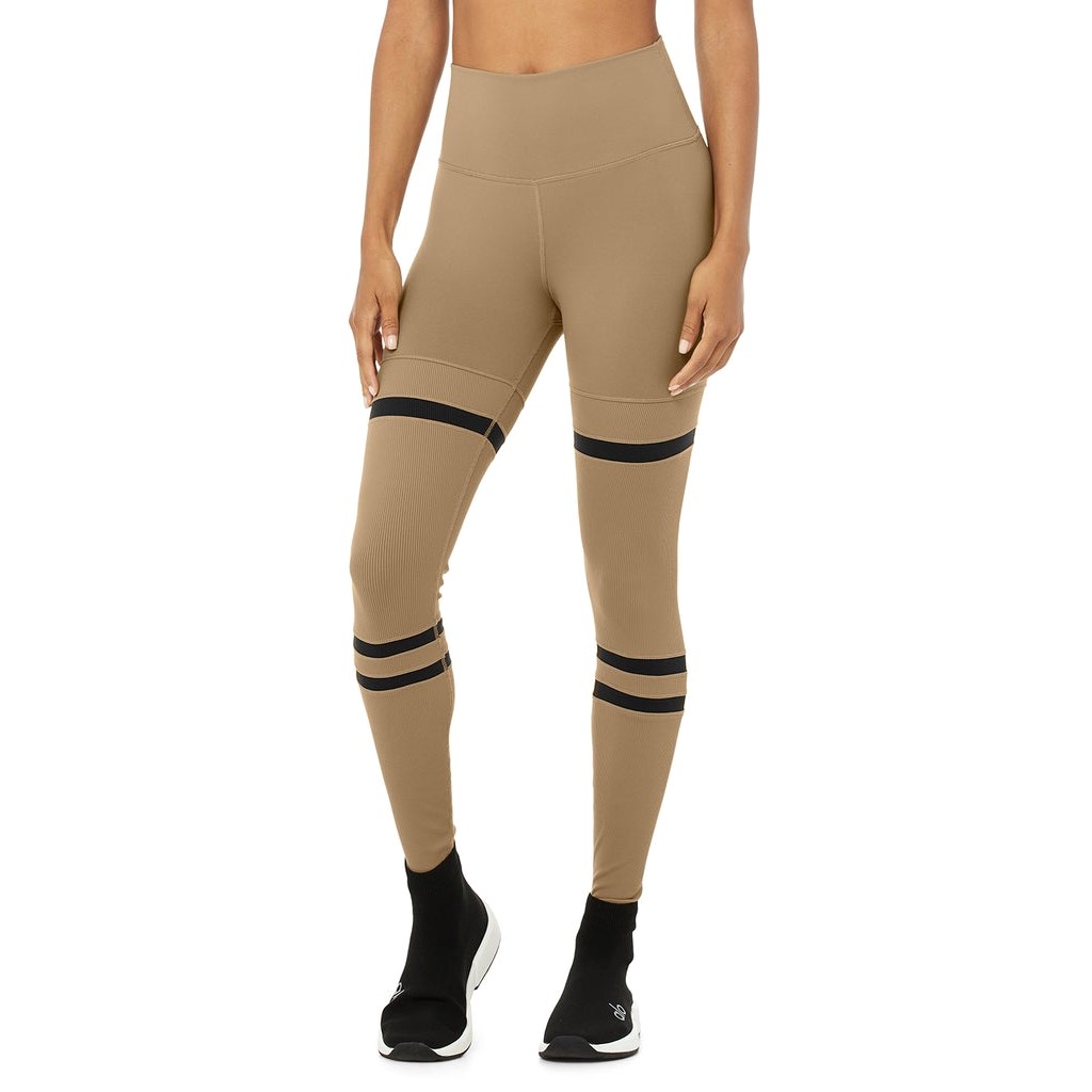 Leggins Alo Yoga High-Cintura Legit Mujer Beige | PUIO94516