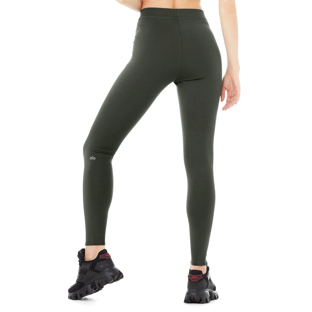 Leggins Alo Yoga High-Cintura Thrill Seeker Mujer Verdes | WROD08752