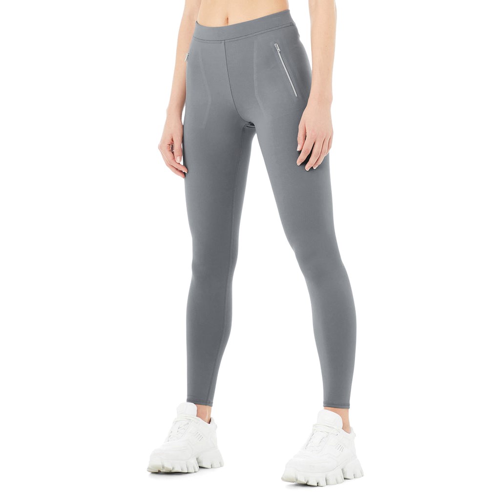Leggins Alo Yoga High-Cintura Thrill Seeker Mujer Azules | ZUTP01629