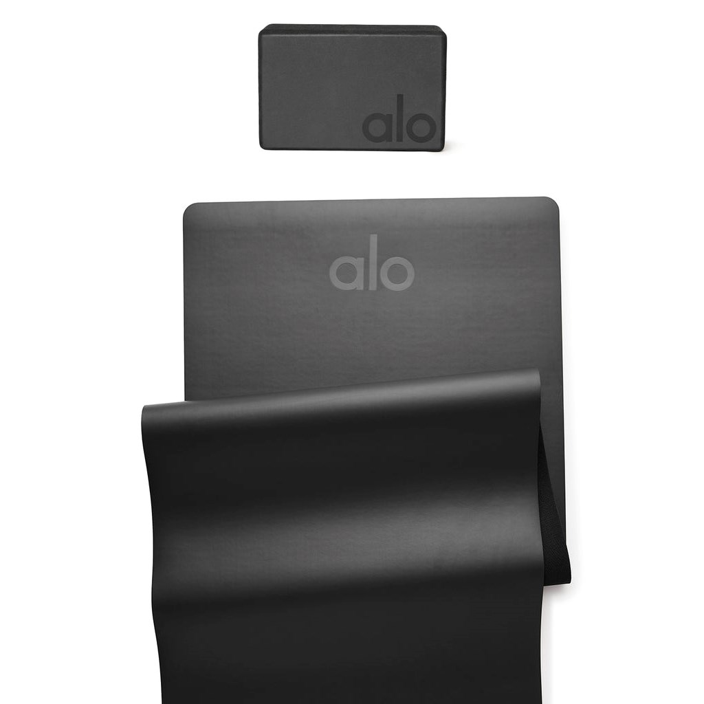 Mats Alo Yoga Warrior Mat & Uplifting Hombre Negros | TLEF28705
