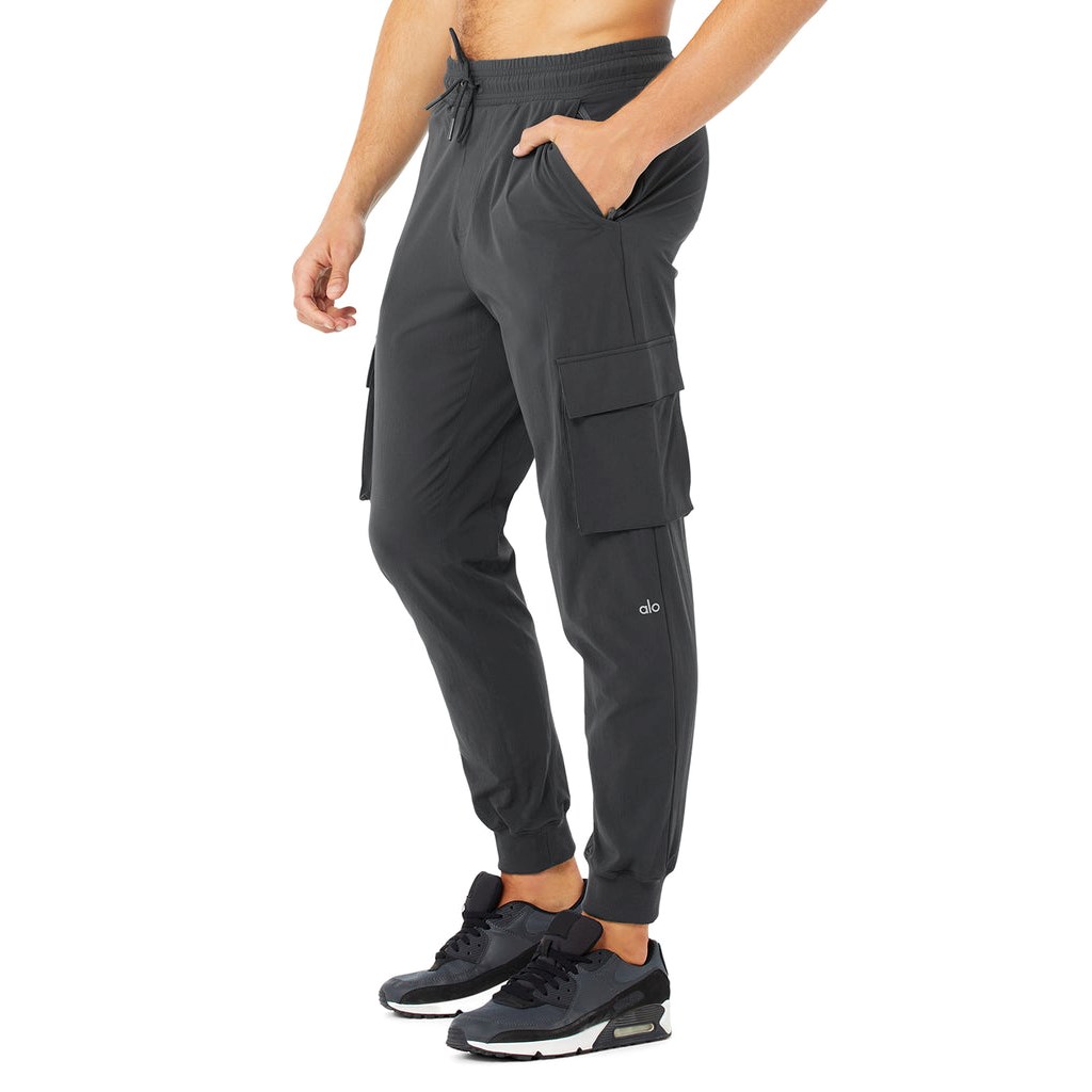 Pantalones Alo Yoga Cargo Division Field Hombre Grises | HRTQ05246