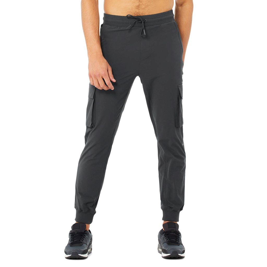 Pantalones Alo Yoga Cargo Division Field Hombre Grises | HRTQ05246