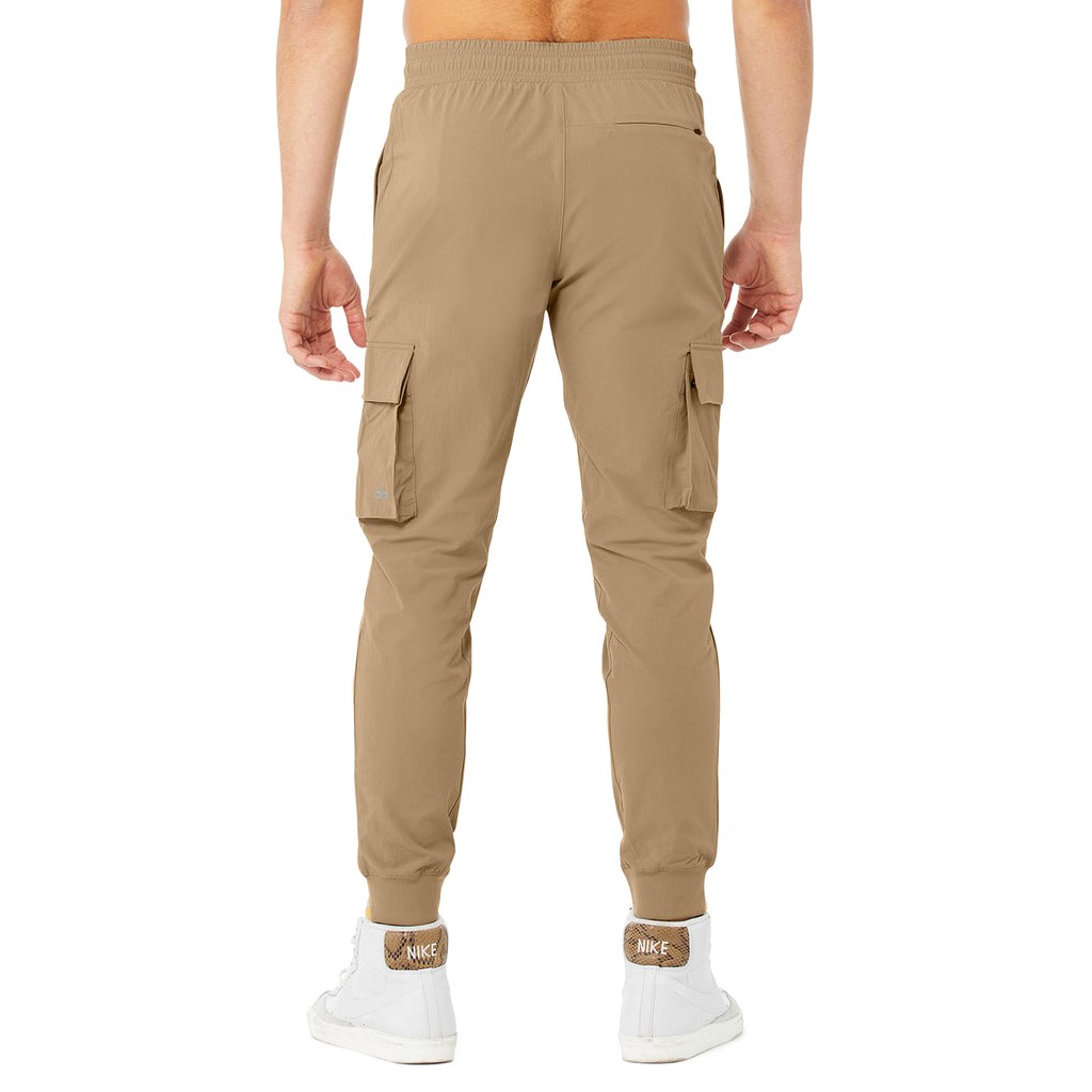 Pantalones Alo Yoga Cargo Division Field Hombre Beige | IHJZ49035